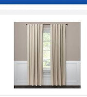 
              127cm 241cm Aruba Linen Blackout Curtain Panel Brown Linen (Two Panel)
            
