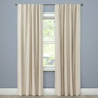 127cm 241cm Aruba Linen Blackout Curtain Panel Brown Linen (Two Panel)