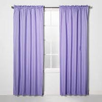 107cm x 160cm Braxton Blackout Window Curtain Panel Lilac - Eclipse Two Panel