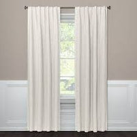 
              127cm x 213cm Edalene Blackout Curtain Panel Almond Cream Two Panel
            