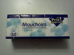 MOUCHOIRS 15 ETUIS