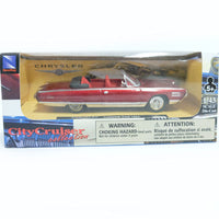 City Cruiser Collection Chrysler Turbine Convertible 1964 1/43 Scale in Red