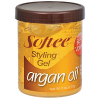 Softee Argan Oil Styling Gel, 8-oz. Jars