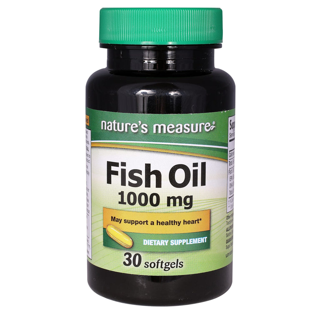 Nature's Measure Fish Oil Softgels, 30-ct. Bottles