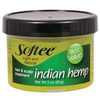 Softee Light and Natural Indian Hemp Hair & Scalp Treatment (85g)