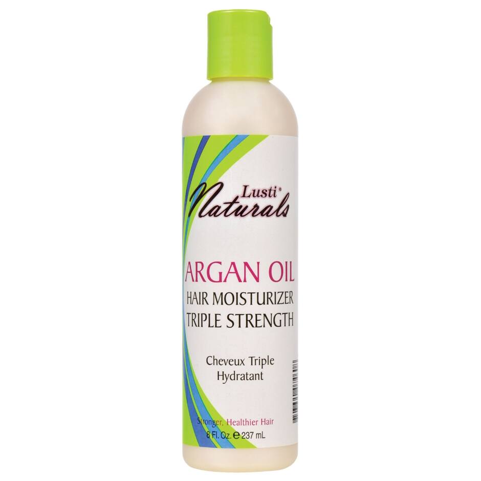 Lusti Naturals Argan Oil Triple Strength Hair Moisturizer, 8 oz. DLC: Mai/24