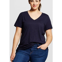 AVA & VIV, Black Plus Beige Paisley Top - 16W/18W